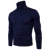 2020 Новый Мужской Теплый свитер с высоким воротом Slim Fit Вязаные пуловеры Топы Мужской Длинный Рукав Сплошной Цвет Осень Зима Свитера M-3XL