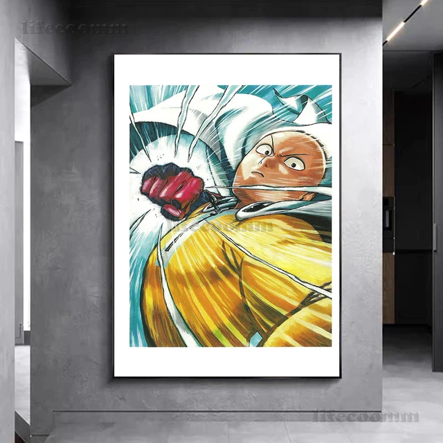 One Punch Man Anime Character Poster And Print Saitama,Genos,King Cartoon  Character Art Print Decor Wall Art Canvas Painting - AliExpress