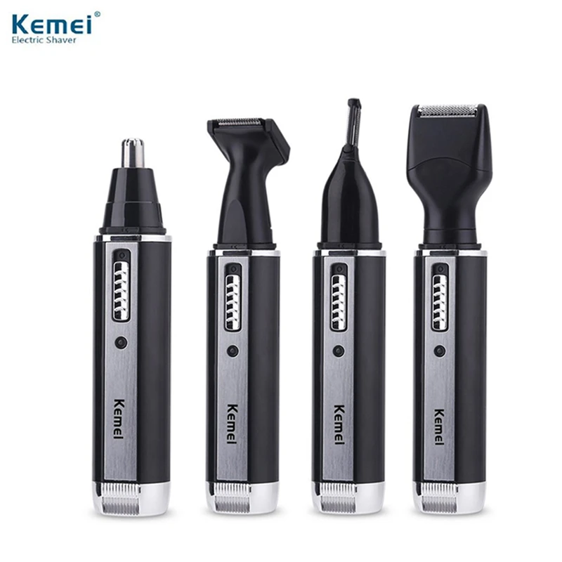 Kemei электробритва для мужчин с двойным лезвием, водонепроницаемая возвратно-поступательная Беспроводная Бритва, перезаряжаемая USB бритва, парикмахерский триммер