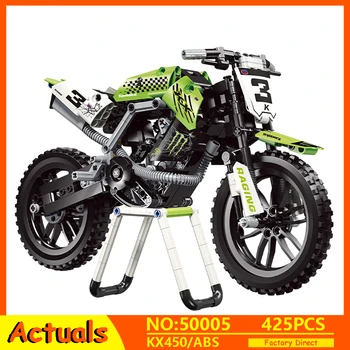 

MOC Technic Series Moto Motorcycle Model Off Load Car Creator Expert Model Building Blocks Bricks Fit Lepining Toys For Boy Gift