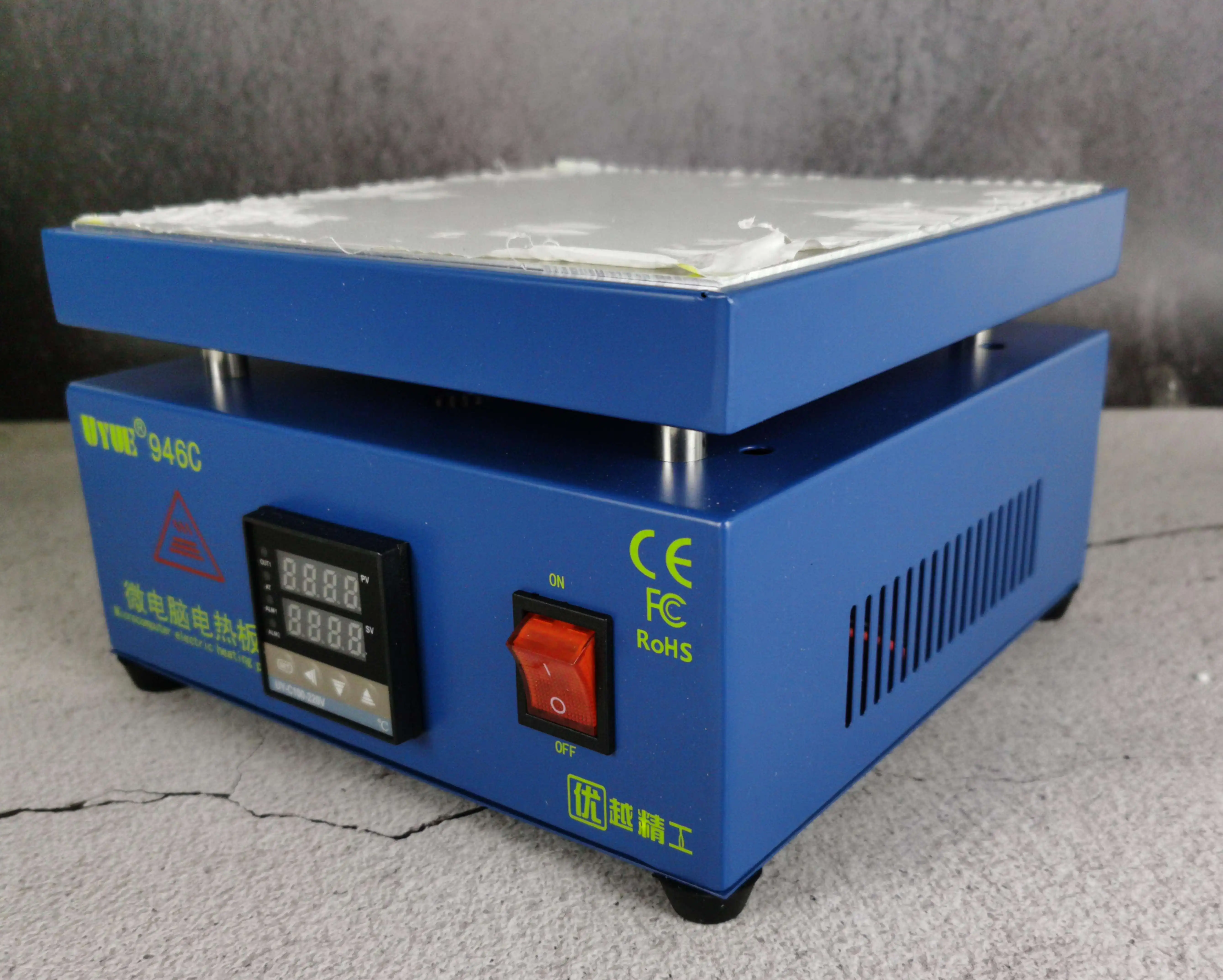 Uyue 946c Electronic Hot Plate Lcd Digital Display Preheating Station For Pcb Smd Heating Phone