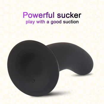 Suction Cup Dildo 3 Size Small Middle Big Black Dildo Soft Penis for Women Man Anal Dildos Gay Butt Gode Ventouse Sex Products 3
