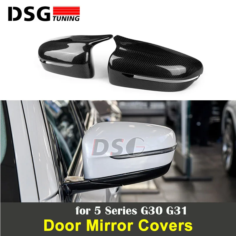 Carbon Fiber Replacement Rear View Side Mirror For BMW 5 Series G30 G31
