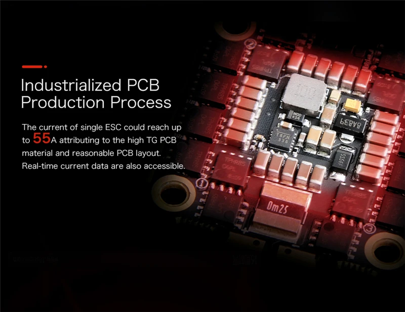 T-двигатель F55A PROⅡ F3 6S 4в1 32 бит w/светодиодный DSHOT1200 бесщеточный ESC встроенный 10 в BEC для радиоуправляемого дрона FPV гоночного дрона