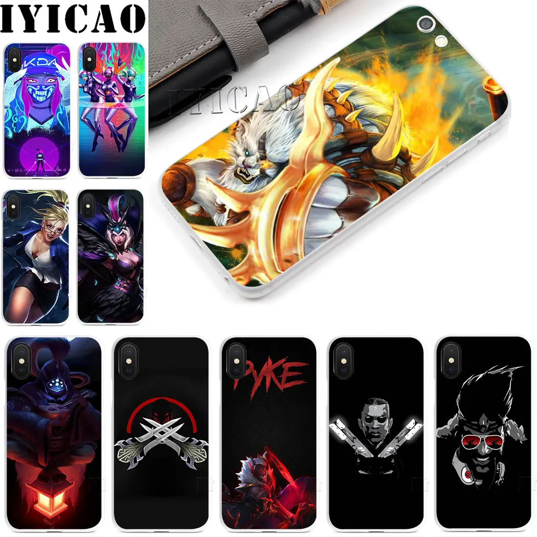 Lol League of Legends kda kaisa Ahri akali Evelynn для iPhone 4 4S 5 5S Se 6 7 7plus 8 8Plus X XS MAX XR 6s Plus 11 pro max | Мобильные