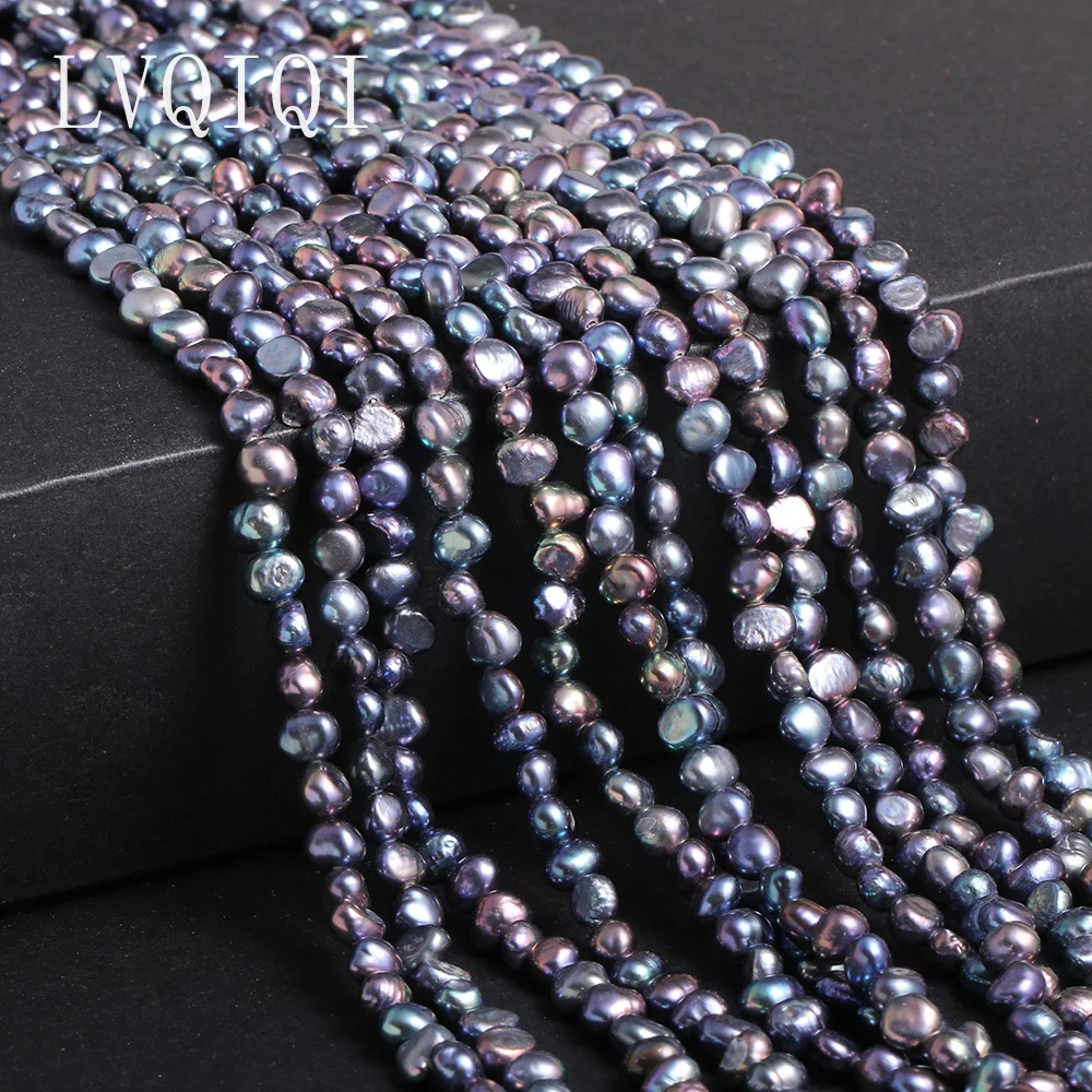 Natural Freshwater Pearl Baroque White Pink Black Irregular Beads For Jewelry Making DIY Earring Bracelet Necklace Accessories 6