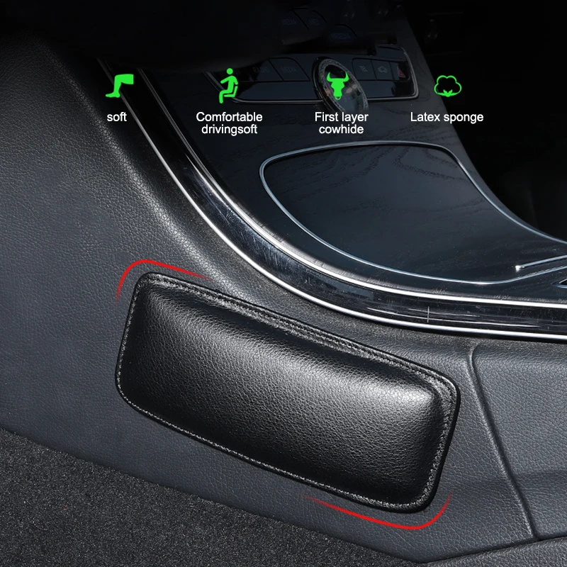 Universal Car Leg Cushion Knee Pad Thigh Car Seat Pillow Car Interior Accessories Leg Protection