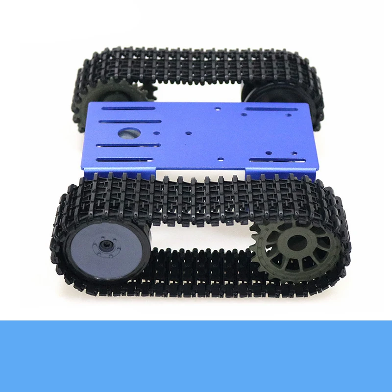 TP101 Metal Smart Crawler Robot Tank Chassis Kit With 33GB-520 12V DC Motor Aluminum Alloy Panel DIY For Arduino Toy