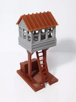 Outland Models Trackside Watch / Signal Tower HO Scale 1:87  Train Railway Layout