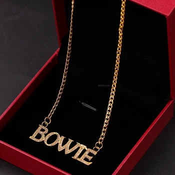 

Custom Name Necklace Choker Personalized Jewelry Collares Customized Nameplate Copper Pendant Necklaces Women Gift