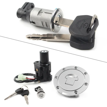 

Motorcycle Fuel Gas Tank Cap 4 Pin Ignition Switch Seat Lock Replacement For Honda CBR1000RR 2004-2007 & CBR 600 RR 2003-2006