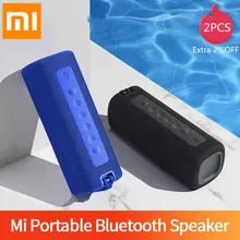 Xiaomi Mi-Altavoz Bluetooth portátil para exteriores, 16W, conexión TWS, sonido de alta calidad IPX7, resistente al agua, 13 horas de reproducción