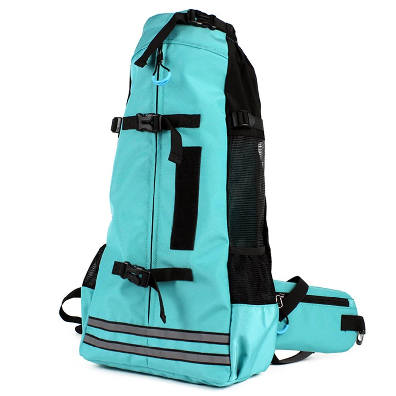 Милый рюкзак для домашних животных дышащая Сумка-переноска для собак для больших собак рюкзак с изображением бульдога Регулируемый дорожные сумки LXY9