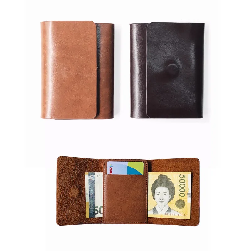 

Casual Designer Creative Men Genuine Leather Short Trifold Wallet ID Credit Card Holder Money Bag Purse Multifunction for Boys