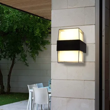 

Artpad Outdoor Porch Garden Led Lights, Waterproof IP65 Modern Wall Lamp Sconces Outdoor Wall Lighting Fixture for Balcony 3000K