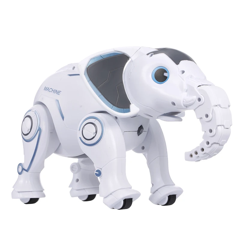 Presentes do Miúdo Controle Remoto Robô Elefante Brinquedo Inteligente Pode Programar Cantar Dança Contar História Interativo 2.4g rc 21 inteligente robô pode programar cantar dança contar