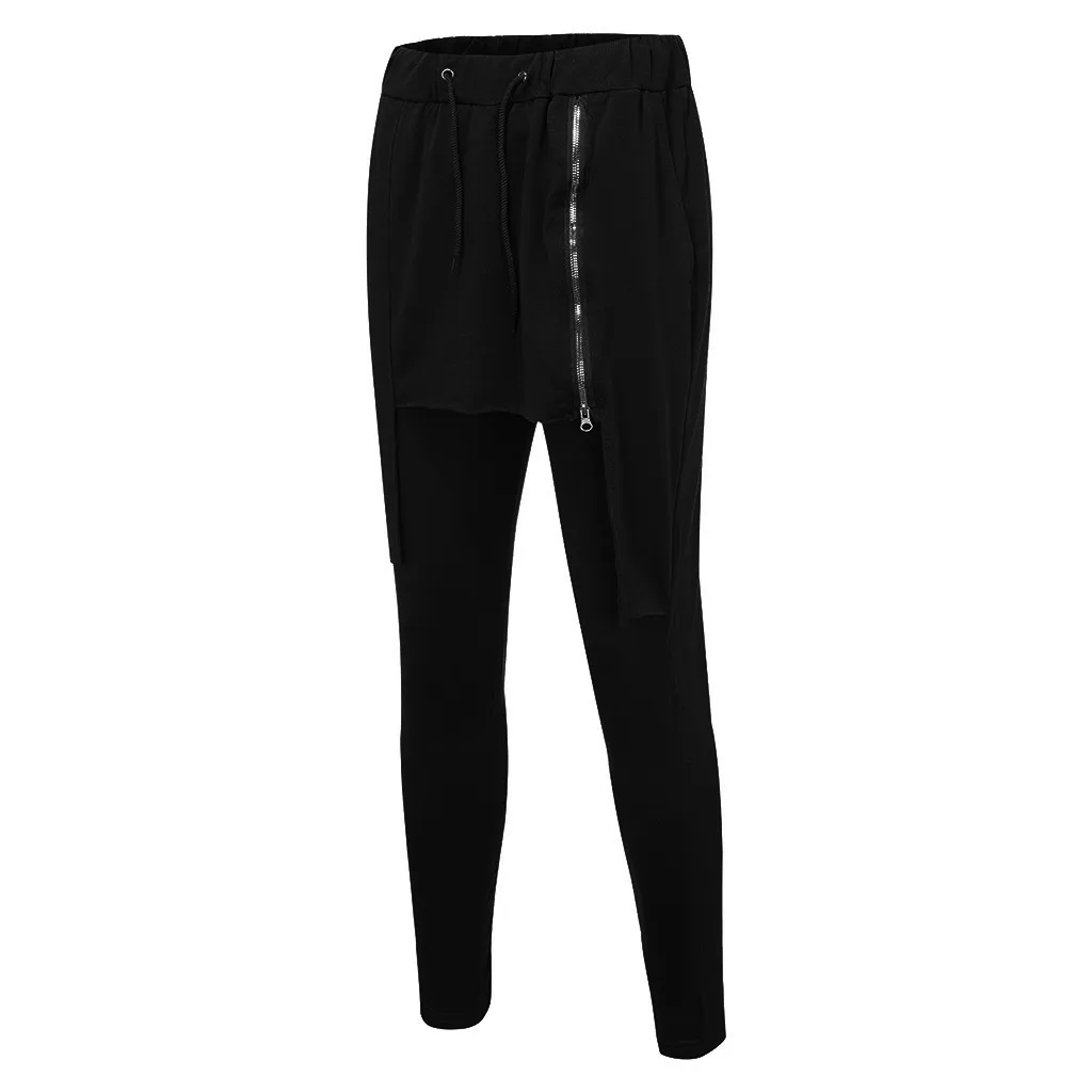 3XL, большой размер, pantalones hombre,, мужские двухслойные Комбинезоны на молнии, повседневные рабочие штаны с карманами, calca masculina