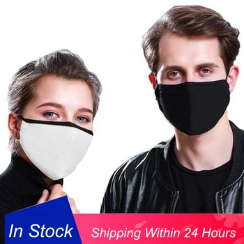 

Kpop Cotton Black Mask Mouth Face Mask Anti PM2.5 Dust Mask with Activated Carbon Filter korean style Mask Fabric Face Mask