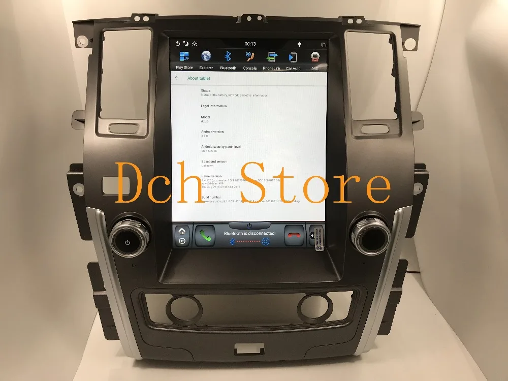 12,1 вертикальный Тесла стиль Android 8,1 автомобиля DVD gps для Nissan Patrol 2010 2011 2012 2013 навигации PX6