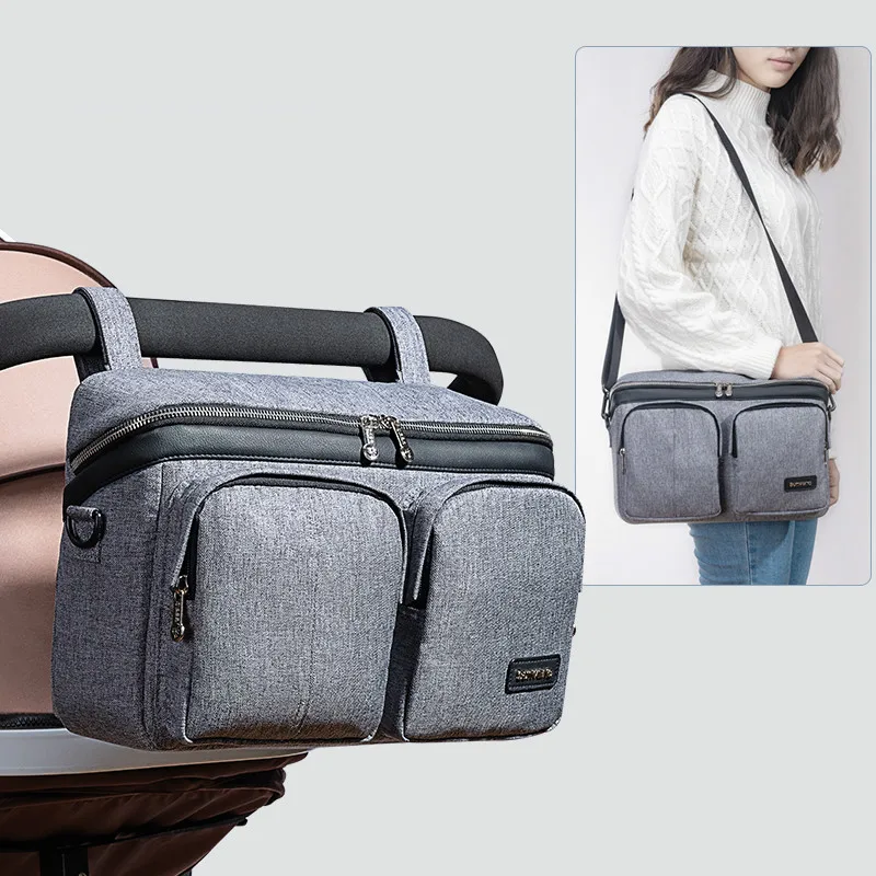 

Diaper Bag Baby Stuff Nappy Bag Stroller Organizer Baby Mom Travel Hanging Carriage Pram Buggy Cart Bottle Bag Baby Care Bag