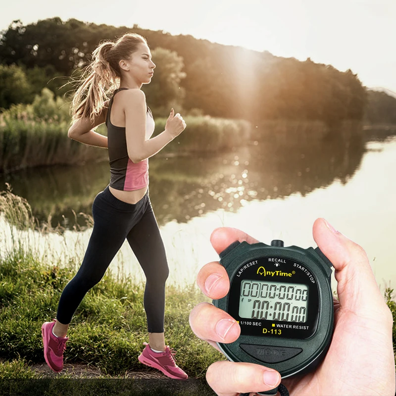 

Electronic Stopwatch Timer Student Training Professional Fitness Competition Dedicated Running sports stopwatch CronÃ´metro