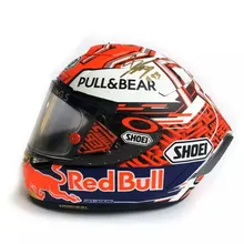 Красный X14 93 moto rcycle шлем анфас moto road racing крылья шлем