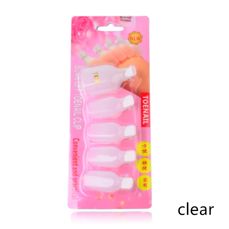 5pcs toenail clear 600 шт./лот, салфетки для снятия лака для ногтей, Банные, маникюрные, гелевые, безворсовые салфетки, хлопок, салфетки для дизайна ногтей, замочить колпачки, инструменты - Цвет: 5pcs toenail clear