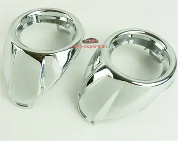 

Chrome Front bumper Fog Light cover Bezels trim For Ford Focus 2012 2013 2014
