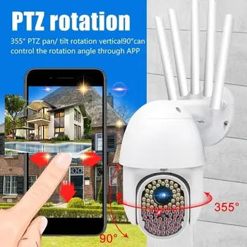 

81 LED 2.4G WIFI Security Camera Onvif WiFi 1080P Wireless Speed Dome CCTV PTZ Outdoor Infrared Night Vision Camera
