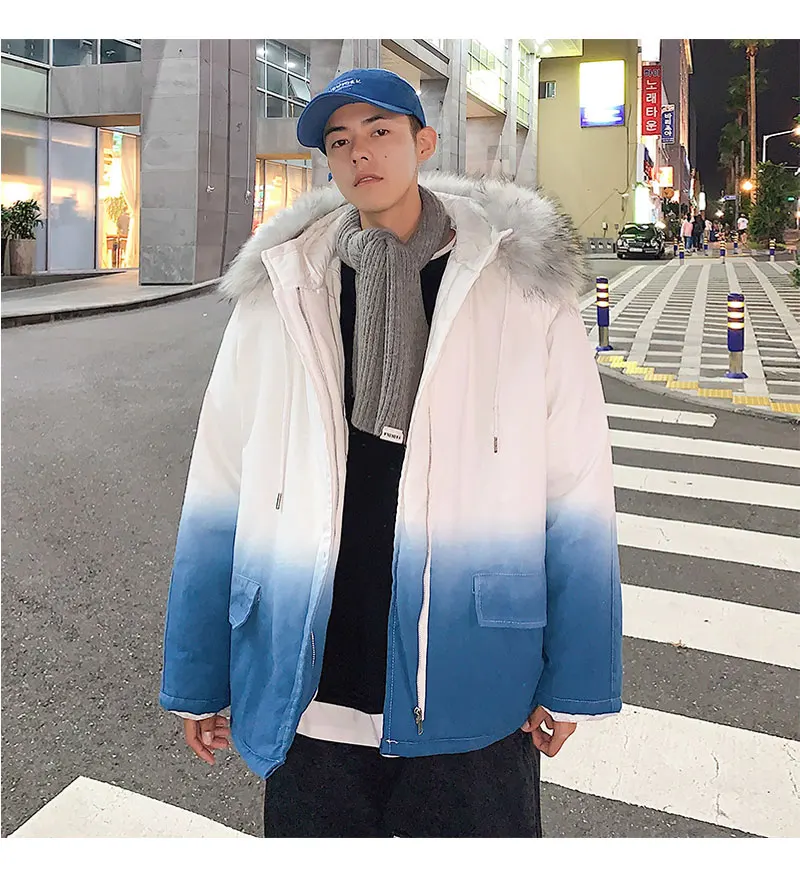 LAPPSTER Зимняя парка Мужская Уличная Фулл пальто толстое более размер d пальто Мужская s Harajuku модная куртка с капюшоном пуховик плюс размер