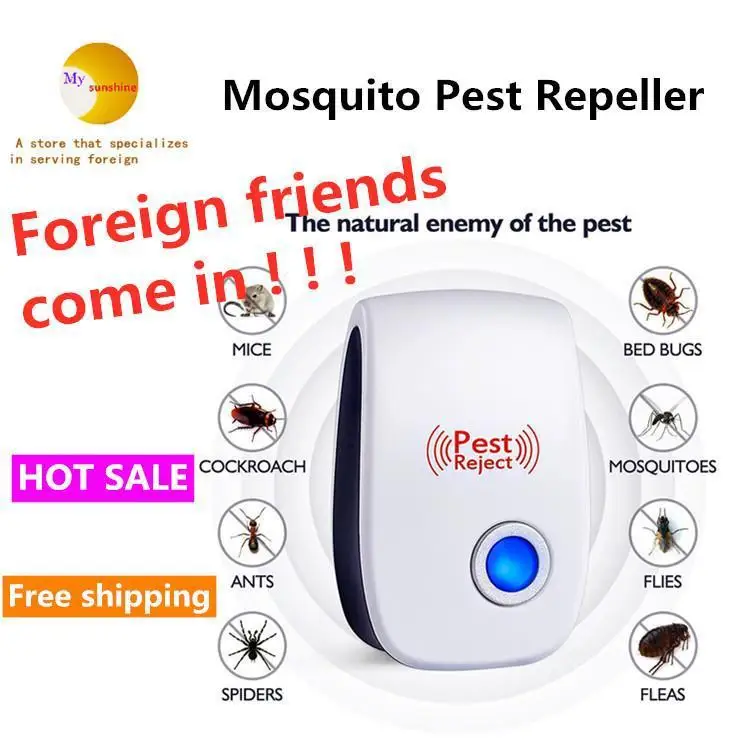 

Ultrasonic Electronic Pest Mouse Repeller Mosquito Rej
