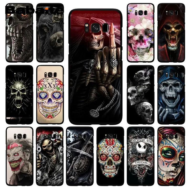 Чехол для телефона Babaite Grim Reaper Skull Skeleton Samsung Galaxy S10E S7 Edge S9 S8 S10plus S6 S10Lite | Мобильные