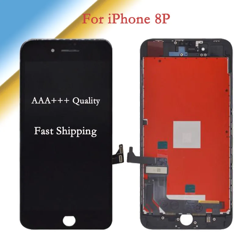 

AAA+++ LCD For iPhone 8P 100% Tested Best Quality Replacement 8plus LCD&Touch Screen Digitizer LCD Display Screen Assembly