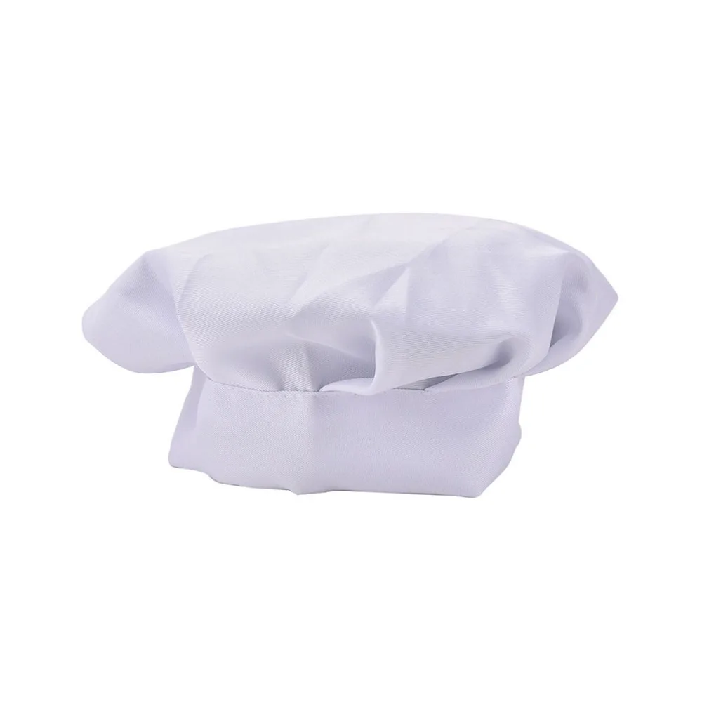 Adult Elastic White Chef Hat Baker BBQ Kitchen Cooking Hat Costume Cap New 