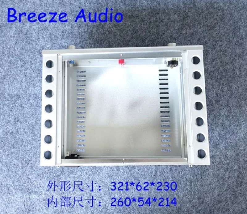 BRZHIFI BZ3206A алюминиевый чехол с двойным радиатором для усилителя мощности