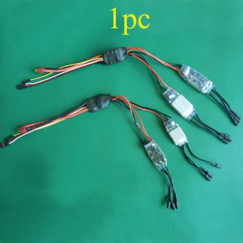 

1PC 20Ax2 40Ax2 2CH Two Way Brushless ESC 2-4S/6S Lipo Mixed Control RC Electronic Governor for Car Underwater Thruster Parts