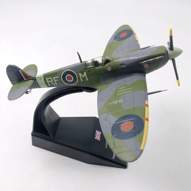 1/72 Scale WWII British Fighter Plane Airplane Diecast Metal Plane Aircraft Model Children Toy 5
