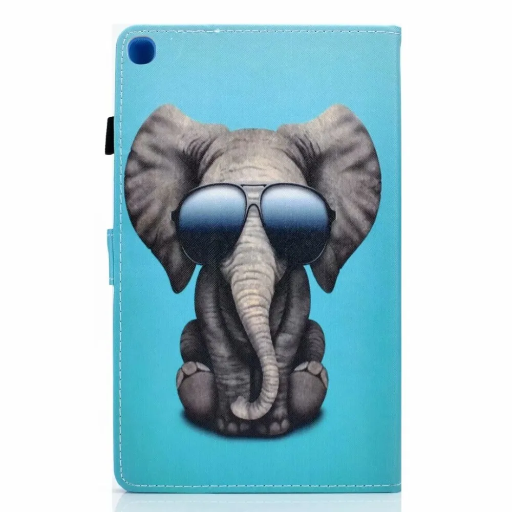 Кожаный PU смарт-чехол для Samsung Galaxy Tab A 10,1 T510 T515 SM-T510 SM-T515 чехол Funda планшет модный окрашенный Стенд чехол