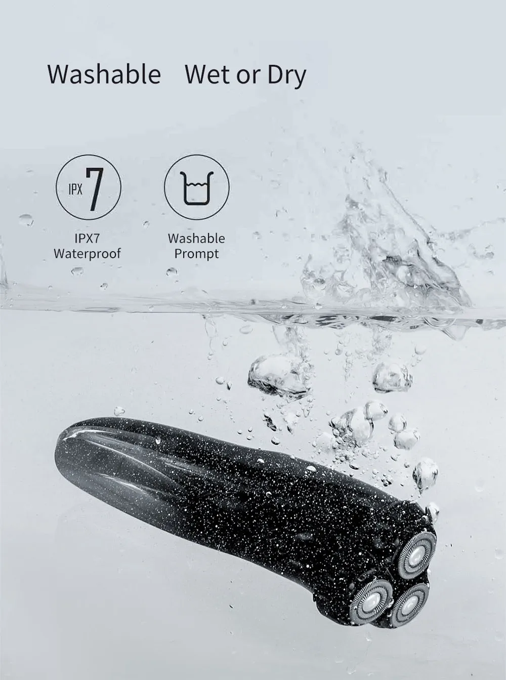 Xiaomi Enchen BlackStone 3 Pro электробритва/резак для головки моющийся IPX7 водонепроницаемый lcd type-C перезаряжаемая зарядка