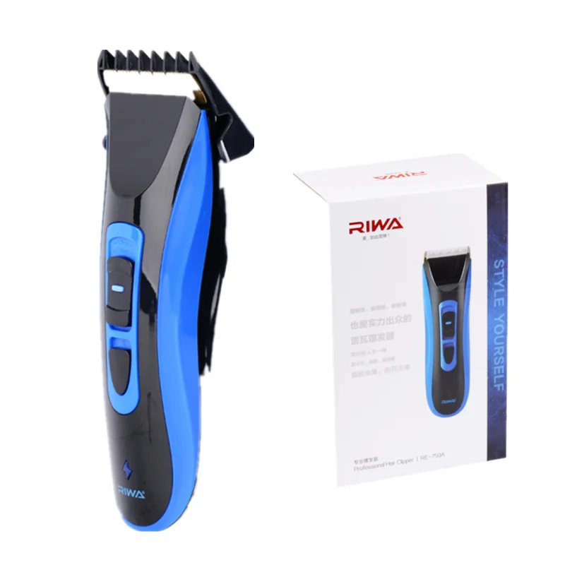 

RIWA Electric Hair Clipper Rechargeable Razor Professional Hair Trimmer With Blade Brash Comb Waterproof For Men Barber Machine