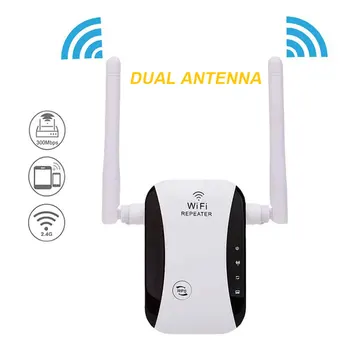 

300Mbps Range Extender Router Access Point Signal Amplifier Wireless Repeater 2.4G Office Home WiFi Booster High Speed Hotel