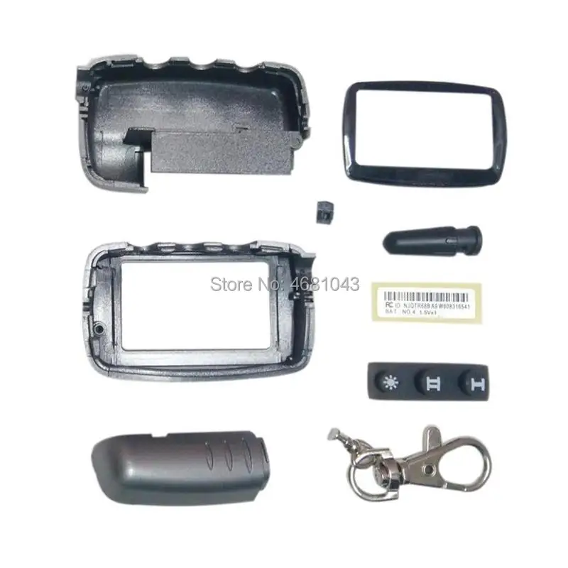 A9 funda llavero cuerpo cubierta para llave Starline A9 A8 A6 A4 A2 LCD Control remoto Jaguar EZ-ALPHA alarma de coche de 2 vías