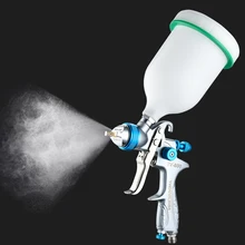 HVLP пистолет-распылитель 1,3 мм 600cc Автомобильная Отделка листового металла мебель высокое распыление пневматический Краскораспылитель инструмент для нанесения покрытия