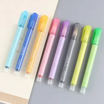 

8Pcs Plastic Card Writing Drawing Double Line Outline Marker Pens Highlighter