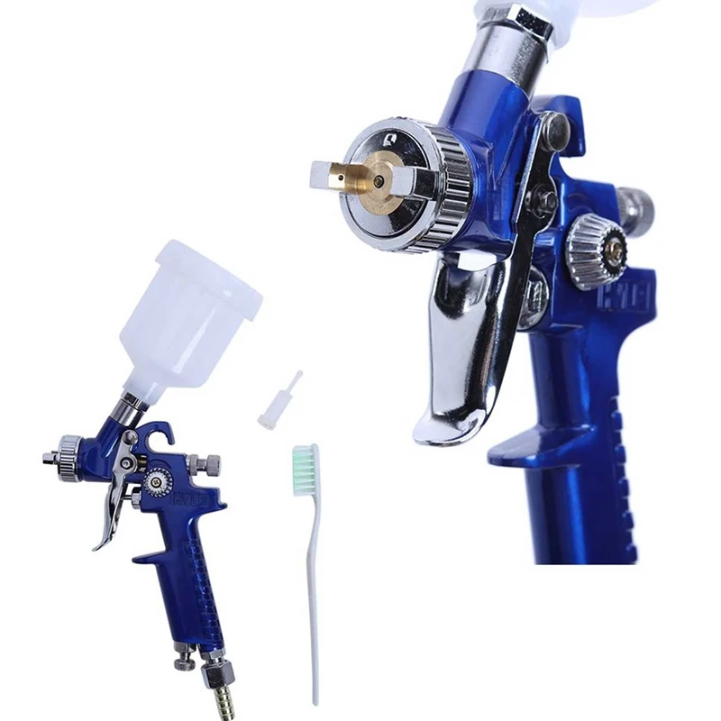 1,0 мм сопло H-2000 Профессиональный HVLP распылитель мини воздушные краскопульты Аэрограф для окрашивания автомобиля аэрограф