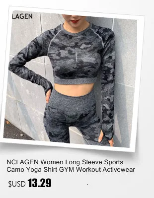 NCLAGEN, топ для йоги, рубашка с длинными рукавами, эластичный спортивный костюм для тренировок, бега, женский эластичный Топ для фитнеса, одежда