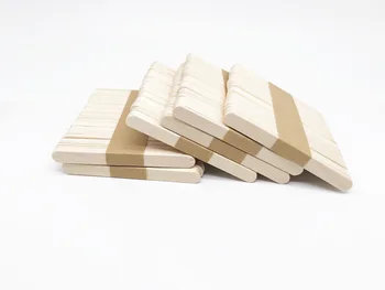 

Wood Ice Cream Stick Craft Stick Ice Cream Sticks Natural Wood Popsicle Craft Ice Cream Tool Supply 50 Pcs