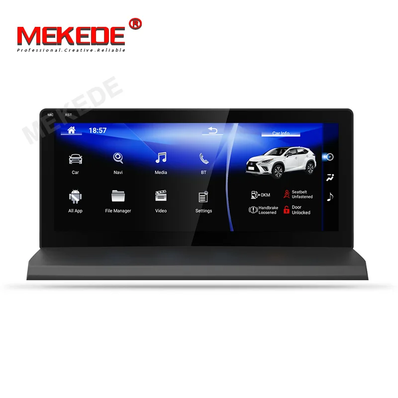 MEKEDE 8 ядерный 2+ 32G Android 9,0 10,25 дюймов Автомобильный dvd мультимедийный плеер gps навигация для Lexus NX 200T 300H