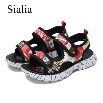 

Sialia Sport Kids Sandals For Children Shoes Boys Sandals Girls Shoes Breathable Mesh Running School Footwear Quickly-dry 2020