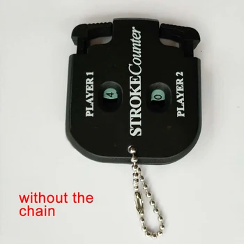 

Hanging Practical Outdoor Professional Square Stroke Trainning Portable With Chain Double Dial Golf Score Counter